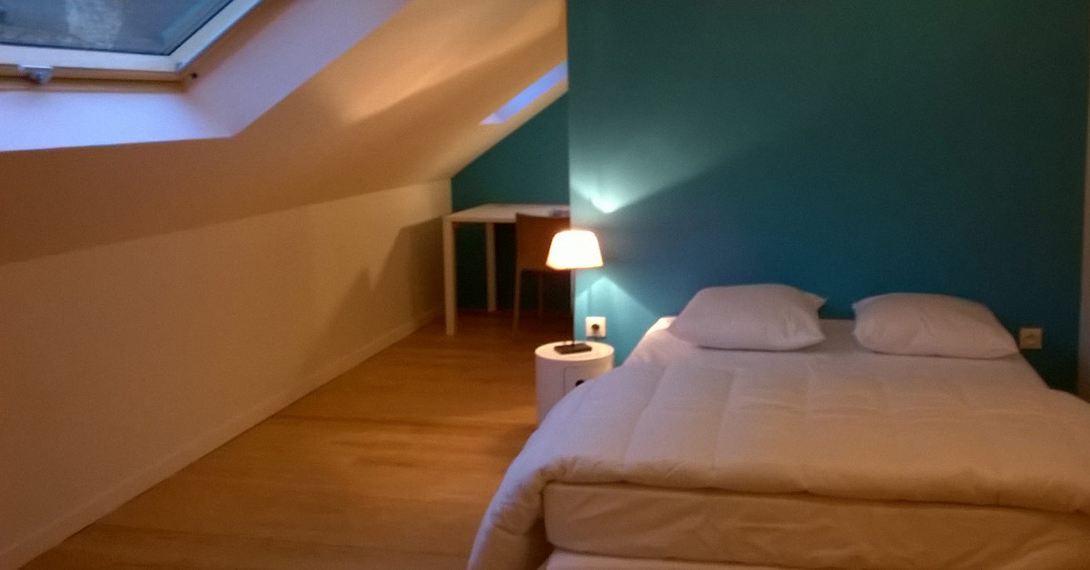 Chambre bleue Coloc O2