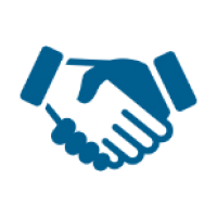 icône poignée de mains