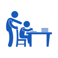 icône professeur et élève