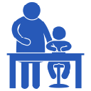 icône professeur et élève